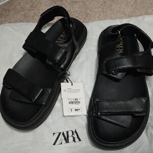 Zara Women's Black Sandals